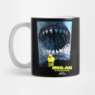 Megalodon the terror of the bathrooms - Parody Mug